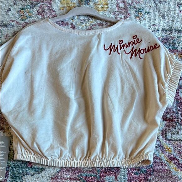 Disney Minnie Mouse Polk Dots Cream Top - Picture 5 of 5